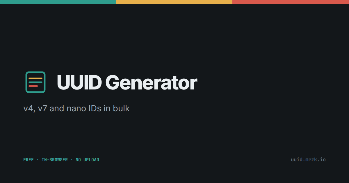 UUID Generator