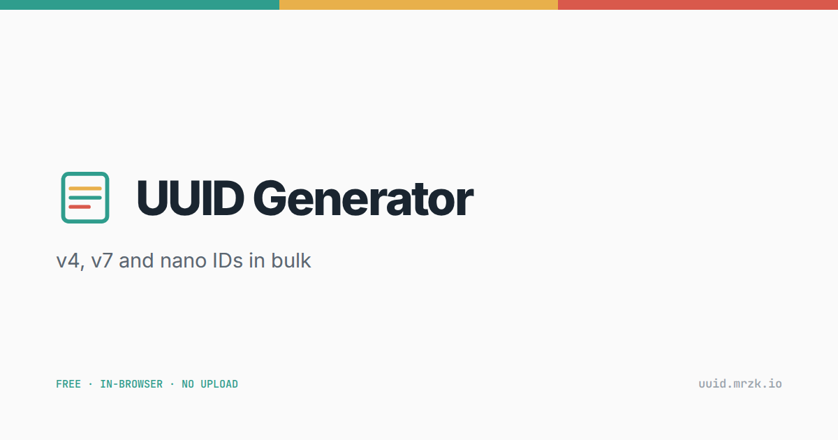 UUID Generator